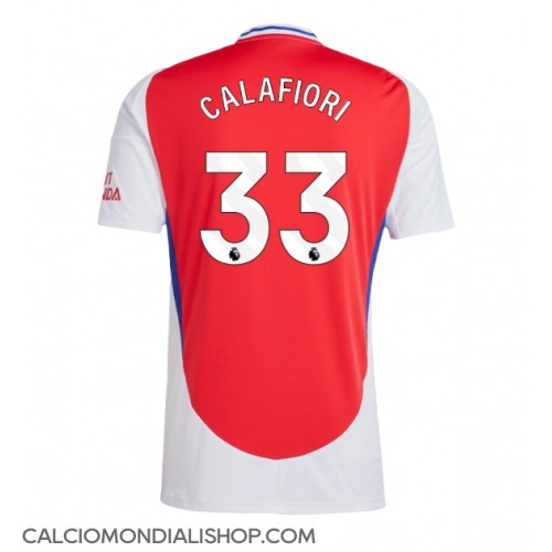 Maglie da calcio Arsenal Riccardo Calafiori #33 Prima Maglia 2024-25 Manica Corta